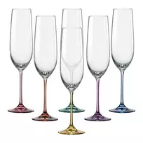 Crystalex Taurės šampanui 190ml 6 vnt. Spectrum