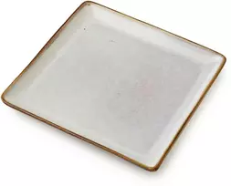 Mondex BASIC NATURE kvadratinė deserto lėkštė 18x18 cm