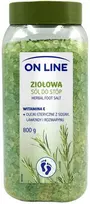 Pėdų druska On Line Relax žolelių, 800g