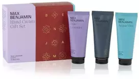 Max Benjamin Rankų kremų rinkinys LUXURY HAND CREAM TRIO 3 x 75 ml