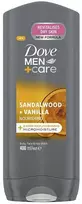Dove Men+Care Sandalwood & Vanilla maitininantis Dušo želė (Body, Face & Hair Wash)