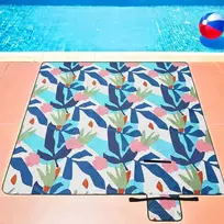 Songmics Pikniko antklodė, 200 x 200 cm, didelis kilimas