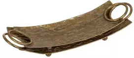 Jaukeja Aukso spalvos metaliniai padėklai (2 vnt rinkinys)
