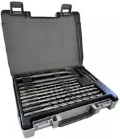 Grąžtas 12 grąžtų ir kaltų rinkinys betonui SDS+, F4 Forte, KIT-12, Alpen [0000500112100]
