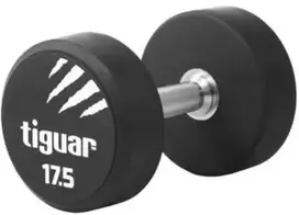 Profesionalus PU svarmuo / hantelis TIGUAR 1–70 kg (Svoris: 17.5kg)