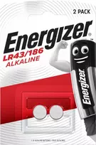 Šarminė baterija 186 (LR43, L1142, AG12, V12GA, D186A, 386) 1.5V 113mAh Energizer (2vnt įpakavime)