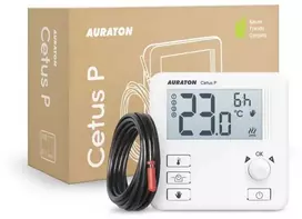 Dieninis laidinis termostatas AURATON Cetus P su jutikliu