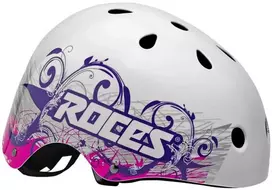 Kask Roces Tattoo Aggressive Helmet mat balta ir violetinė 301418 002 (L)
