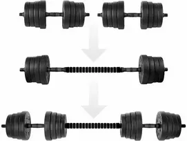 Hantelių rinkinys 2 x 15 kg Spokey PONDUS 30