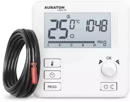 Laidinis termostatas su savaitiniu programavimu AURATON Libra DS
