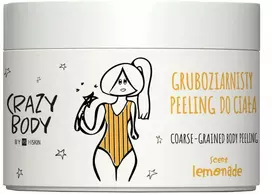 HISKIN Crazy Body Stambiagrūdis kūno pilingas - LEMONADAS 300 ml