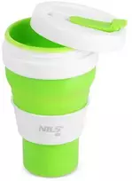 NC4103 SILIKONINIS SULANKSTAMAS TAURĖLIS 600 ml ŠVIESI ŽALIŲ NILŲ STOVYKLĖ