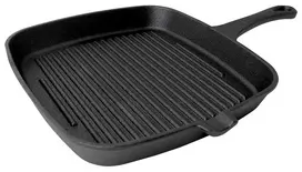 Kvadratinė ketaus keptuvė su grill paviršiumi Zyle 23 x 23 cm, ZY123KGFP