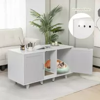 Promotions Katės kraiko dėžės uždangalas, 120x52x65 cm, pilkas