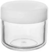 Indelis su užsukamu dangteliu kosmetikai, kreminis tepalas, 20 ml, kelioninis dydis lėktuvui
