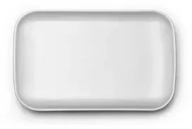 Secret De Gourmet BUYDEEM porcelianinė garinimo lėkštė, modelis CT1004, spalva balta