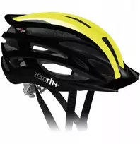 Dviratininko šalmas zeroRH+ TwoinOne SHINY Juodas Matinis YEL. FLUO - XS/M