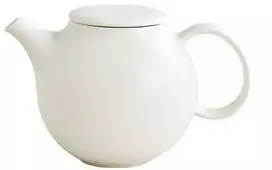 Kadax KINTO - PEBBLE arbatinukas su nerūdijančio arbatos sieteliu - baltas 480ml