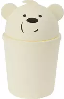 Proworld Bear Maža meškos formos šiukšliadėžė vaikų kambariui, 1,5 l
