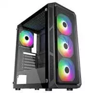 Vein X „VeinX“ korpusas „HERMES MESH Mid Tower“, ATX, 1xUSB 3.0, 2xUSB 2.0, 4x ARGB ventiliatoriai, ARGB valdiklis, juodas