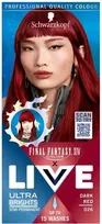 Schwarzkopf Live Ultra Brights Final Fantasy 026 Dark Raudona