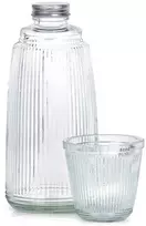 Stiklinis grafinas su stiklu 1 l + 220 ml 2 vnt.