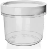 Virtuvinis maisto indas su silikoniniu sandarikliu apvaliai užsukamas sriubai 940 ml