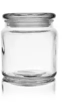 Stiklinis indas virtuvinis stiklainis indelis 0,58 l retro