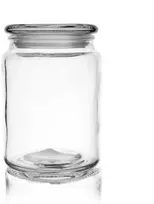 Stiklinis indas virtuvinis stiklainis indelis 0,75 l retro
