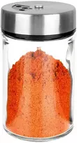 Stiklinė prieskonių talpa su dozatoriumi 100 ml