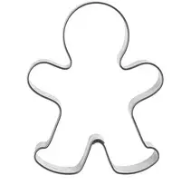 Plieninė konditerijos pjaustyklė / imbierinių sausainių formelė 6,5 cm