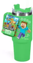 Paladone ABYstyle MINECRAFT Žalia Sandarus Puodelis su Šiaudeliu | 900 ml
