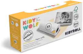 KIDYWOLF lipnus fotopopierius KIDYROLL fotoaparatui KIDYPRINT, 5 vnt.
