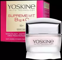 DAX YOSKINE Supreme Vit B12 & C drėkinamasis kremas nuo raukšlių 50+ dienai 50 ml