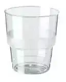 Duni - Stiklinė - 23,6 cl - vienkartinė - skaidri 1050 vnt./maišelyje