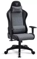 SENSE7 Spellcaster FUKU medžiaginis fotelis, juodos ir pilkos spalvos