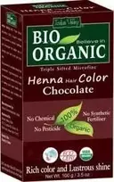 Indus Valley Bio Organic plaukų chna Chocolate 100g