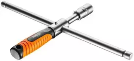 Kryžminis raktas NEO, 17 / 19 mm ir 1/2', su gumine rankena
