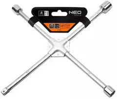Kryžminis raktas NEO, 17 / 19 / 22 mm ir 1/2', CrV plienas