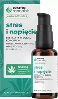 Cosma Cannabis Streso ir įtampos ekstraktai kanapių aliejuje 30 ml