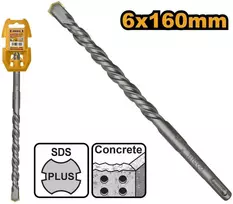 Ingco mūro grąžtas SDS plus 6 x 160 mm