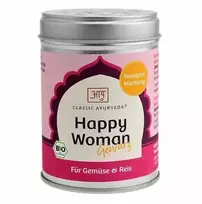 Ekologiškas prieskonių mišinys moterims Happy Women, Classic Ayurveda, 80g
