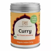 Kario mišinys Curry, maltas, ekologiškas, Classic Ayurveda, 80g