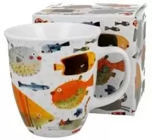 DUO Porcelianinis puodelis 650ml, Žuvys