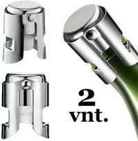 Šampano butelio uždarytuvai , kamščiai 2 vnt.