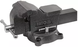 Pasukamas spaustuvas mechaniniam apdirbimui, su 125 mm žandikauliais, ketaus spaustuvas, metalo apdirbimo spaustuvas, stalo spaustuvas