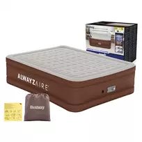 „Bestway 69160“ dvigubas pripučiamas čiužinys su dviguba pompa, 203 x 152 x 51 cm