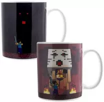 Paladone MINECRAFT Puodelis - Nether | Reaguojantis į karštį 300 ml