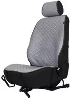 Sėdynės užvalkalas EVAtech ECO PRO, 1 vnt. - pilka / juodi kraštai / pilkos siūlės