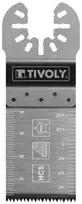 Tivoly Geležtė universali multifunkciniam įrankiui 34x40mm, HCS (hardened teeth), medienai